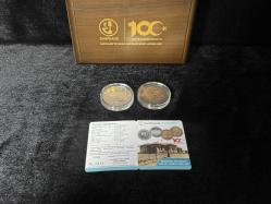 Darphane 2020 YILI TBMM'NİN AÇILIŞININ 100. YILI DARPHANE HATIRA BRONZ-GÜMÜŞ PARA SETİ