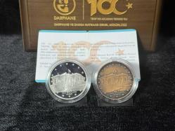 Darphane 2020 YILI TBMM'NİN AÇILIŞININ 100. YILI DARPHANE HATIRA BRONZ-GÜMÜŞ PARA SETİ
