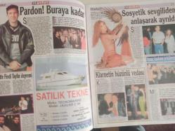 Manşet Haftalık Aktüalite Sinema Tiyatro Müzik ve Magazin Dergisi - Hülya Avşar - Tanju Çolak - Ozan Orhon - Metin Esen - Nuray Deveci - Ünal Küpeli - Esra Keskinoğlu - Bedri Ayseli - Ferdi Tayfur - Kaan Girgin - Mustafa Kandıralı - Sibel Barış - Muzaffer Çaha Atelıer - Zeki Müren - Sibel Niran - Cemal Özgörkey - Cavit Çağlar - Kerim Tekin - Çolpan İlhan - Hazım Körmükçü - Eva Herzigova - Atilla Özdemiroğlu - Meltem Hakararlar - Nail Keçeli - Şebnem Dönmez - Oktay Kaynarca - Funda Barın - Aydın Karabulut - Ahu Tuğbay - Mustafa Kefeli - Ajda Pekkan - Teoman Demir - Serap Acar - Nihat doğan - Figen Çakmak - Emre Akdeniz - Arzu Pavlova - Ebru Tibet - Çimen Mermercioğlu - Tuğba Özay - Pınar Aylin - İbrahim Erkal Attila İlhan - Yılmaz Morgül - Rafet El Roman - Orhan Gencebay - Güner Çapa - Erdem Balık - Nihal Toplu - Özlem Çabuk - Levent Kırca - Atilla Yiğit - Cihat Tamer - Kerem Alışık fotoğraf ve haberi Dergi Tam Değildir Sadece 36 Sayfası Mevcuttur