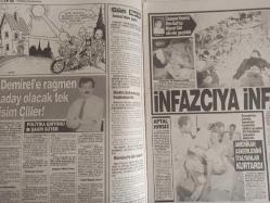 Gün Magazin Gazetesi - 7 Haziran 1993 - SHP Şokta! - Süleyman Demirel - İsmail Köse - Alman Polise Türk Dayağı - Şakir Süter - Murat Gül - İnfazcıya İnfaz - Eylül'de yokum, benden bu kadar - Hüsamettin Cindoruk - Turan Karakaş - Esat Uluhan - Selman Serttepe - Bülent Ersoy erkek oluyor - Bıyıklar konuşuyor - Aşkın Nur Yengi - Ahmet Demiral - Aşkın Aşık! - Bu Nasıl Gençlik? - Gün'ün olayı - Serda Kıvılcım - Osman Çarmıklı - Çiğdem Kayalı - Şebnem Çapa - Zeynep Çarmıklı - Başak Şanlı - Frank Ledger - Erdi Altındağ - Fatma Altındağ - Dimitra Kostaki - Doğan Çelik - Evlilikte ne buldular, ne kaybettiler? - Begüm Özbek - Alışverişte - Yasemin Belen - İvana Trump - Zuhal Olcay - Emel Sayın - Yaşar Alptekin - Esrarengiz Tecavüzler - Funda Öncü - Sibel Barış - Leyla Melek - İslam Tarihi - Suat Yalaz - Alacakaranlık kuşağı - Celal Toprak - Vefasızlar - Ali Kemal Denizci - Ali Şen - Metin Mert - Hasan Yılmaz - Taraftar baskısı Feyyaz'ı çıldırttı fotoğraf ve haberi - Tam Takım Gazete