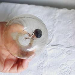 Cam Karaf Amber,Avrupa,Kopartma cam, Vintage