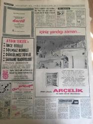 HÜRRİYET GAZETESİ  20 AĞUSTOS 1968 YIL :21 SAYI :7297---Hamido :Eşkiyalık yaparken daha rahattım ---Korkuyorum :Yine Silahlanıp dağa mı  çıkayım ?--Van da hastane açan Demirel e doktorsuzluktan şikayet edildi ---Makarios : Kıbrıs meselesi  yeni bir  safhaya girdi dedi ----Bir ara ile aynı kamyona çarpan iki oto da dört kişi öldü ----Sessiz sinemanın seks bombası Mae West uzun yıllar sonra 76 yaşında yeni bir filmde rol alacak ---Fenerbahçe ,her mevkin  tek adam ını arıyor ---Cemil Erkök : Disipline  uymayana  güreş yok ---Osman gitti Kuzman geldi --Fenerbahçe taraftarlarının ateşli olduklarını duyduk ---Dünyanın en küçük Go-Kart sürücüsü henüz 4 yaşında ---New York ta inşa edilen çarşıda 58 dükkan  var ---Toto da 13 bilen  3 kişi 115 er bin lira alacak --42 Ülkenin katıldığı İzmir Fuarı Bugün açılıyor ---Jet Bakan Türk Doktorları Yurda Davet Etmek Üzere Amerika ya Gidiyor ---