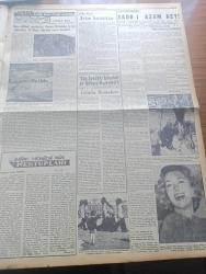 Yeni İstanbul Gazetesi - 16 Mayıs 1955 - Yabancı Memleketlerdeki Türk Paraları Mustafa Nermi - Rusya 4 Lü Konferans Teklifini Kabul Etti - Sovyet Yugoslav Müzakereleri Hakkında Türkiye'nin Görüşü - Galatasaray Fenerbahçe'yi 3 2 Yendi -  Amerikan Ordu Vekil Bu Akşam Ankara'ya Geliyor - Esirler Gölü Yazanlar Kemal Avan H. Avan - Pazartesi Konuşmaları Halide Edip Adıvar - Atatürk Haftası Bugün Başlıyor - Camilerimiz Balipaşa Camii - İtalya'da Kızılların Nümayişi - Ankara Radyosunun Demir Perde Gerisine Neşriyatı - Saadet Bekçisi Yazan Zeliha Harun Yazı Dizisi - Ankara İstanbul Radyosu Programı - Kıbrıs Kara Bulutlar Altında Yazan Fikret Adil - Sinema Yıldızlarından Tyrone Power - Sadri Azam Bey - 3. Selim Devrinde İstanbul - Galatasaray Fenerbahçe'yi 3 2 Yendi - Beşiktaş Güzel Bir Oyunla Vefayı 5 2 Mağlup Etti - Atatürk Kupasında Puan Durumu - Çapamarka