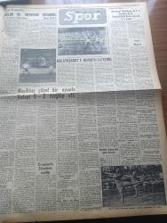 Yeni İstanbul Gazetesi - 16 Mayıs 1955 - Yabancı Memleketlerdeki Türk Paraları Mustafa Nermi - Rusya 4 Lü Konferans Teklifini Kabul Etti - Sovyet Yugoslav Müzakereleri Hakkında Türkiye'nin Görüşü - Galatasaray Fenerbahçe'yi 3 2 Yendi -  Amerikan Ordu Vekil Bu Akşam Ankara'ya Geliyor - Esirler Gölü Yazanlar Kemal Avan H. Avan - Pazartesi Konuşmaları Halide Edip Adıvar - Atatürk Haftası Bugün Başlıyor - Camilerimiz Balipaşa Camii - İtalya'da Kızılların Nümayişi - Ankara Radyosunun Demir Perde Gerisine Neşriyatı - Saadet Bekçisi Yazan Zeliha Harun Yazı Dizisi - Ankara İstanbul Radyosu Programı - Kıbrıs Kara Bulutlar Altında Yazan Fikret Adil - Sinema Yıldızlarından Tyrone Power - Sadri Azam Bey - 3. Selim Devrinde İstanbul - Galatasaray Fenerbahçe'yi 3 2 Yendi - Beşiktaş Güzel Bir Oyunla Vefayı 5 2 Mağlup Etti - Atatürk Kupasında Puan Durumu - Çapamarka