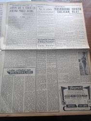 Yeni İstanbul Gazetesi - 10 Haziran 1955 - Sovyet Teklifi Karşısında Batı Almanya Yazan Mustafa Nermi Köşe Yazısı - Basketbolda Finlandiya'yı 82 67 Yendik - Rusların Davet Salgını - Cumhuriyet Halk Partisi Meclisi Bu Sabah Toplanıyor - Hilton Otelinin Açılışında Bulunmak Üzere Hollywood'un Bir Kısmı Dün Uçakla İstanbul'a Taşındı - Sonja Hennie - Leo Carrillo - Terr Moore - Kıbrıs'a Gönderilen Öğretmen Hasan Tanrıkut'un Marifetleri - NATO Güney Avrupa Başkomutanı Amiral Fechteler Bugün İstanbul'da - Ege Üniversitesi Önümüzdeki Ders Yılında Açılıyor - Huzur Hasreti Yazan Mehmet Davaz Yazı Dizisi - Faaliyet Sahası Hudutlar Aşan Orijinal Bir Polis Teşkilatı Interpol - Türk Kuşu Paraşüt Ekibi Türkiye'ye Dönüyor - İsrail'in Tecavüzü Halinde Müşterek Askeri İşbirliği - Güzelimiz Suna Soley Enflüenzaya Tutuldu - Cüneyt Arcayürek Tahliye Edildi - Saadet Bekçisi Yazan Zeliha Harun Yazı Dizisi - Zafertepe Anıtı - Çocuk Sayfası - Muhiddin Bulgurlu - Muzaffer Bozok - Hilton'un Açılışı İlan