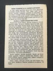 26 MAYIS 2007 -TAKVİM YAPRAĞI-DOĞUM GÜNÜ HEDİYESİ-FAZİLET TAKVİMİ,2.BAYEZIT IN VEFATI 1512,SÜLEYMAN HİLMİ TUNAKAN K.S HZ NİN KERİMESİ F.FERHAN DENİZOLGUN RH VEFATI 2004,İMAM I RABBANİ K.S HZ NDEN,ELMALILI HAMDİ EFENDİNİN DUASI