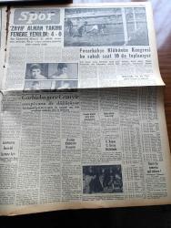 Yeni İstanbul Gazetesi - 5 Haziran 1955 - Mustafa Nermi Köşe Yazısı - Dörtlü Konferans İçin Batı Teklifi 18 Temmuz - Fenerbahçe Zayıf Alman Takımı E. S. V. München'i Yendi - Sovyet Lideri Nikita Kruşçef Bükreş'te - Cumhuriyet Halk Partisi İçinde Kaynaşma Artıyor - İngiltere'de Grev Sanayide Vahim Bir Tesir Yarattı - Gümrükten Çekilmesine İzin Verilen Maddeler - İş Ve İşçi Bulma Kurumu Teşkilat Ve Vazifeleri Hakkında Yeni Tasarı - Alman Bahriyesi Doğuyor Yazan Tevfik İnci - Huzur Hasreti Yazan Mehmet Davaz Yazı Dizisi - Beyazıt Esnafı Beyazıt Ve Eminönü'nde Yerleşecek - Irak Başvekili Nuri Said Paşa Bugün Londra'ya Gidiyor - Anıtları Koruma Derneği Kuruldu - Dördüncü Dünya Petrol Kongresi - Saadet Bekçisi Yazan Zeliha Harun Yazı Dizisi - Haftanın Sanat Olayları - Boksör Garbis Bu Gece Cezayir Şampiyonu İle Döğüşüyor - Kadın Ve Moda - Atmalarda Hiçbir Türk Atleti Listeye Giremiyor - Celal Bayar Galatasaray Kulübünde - Gripin - Çapamarka - Opon Ağrı Kesici