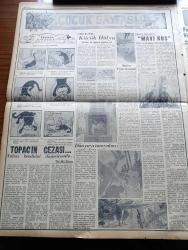 Yeni İstanbul Gazetesi - 3 Haziran 1955 - İngiliz İşçilerinin Grevi Yazan Mustafa Nermi Köşe Yazısı - Yugoslavya Rusya İle Anlaşma İmzalıyor - İran Ve Pakistan'ın Ortadoğu Paktına İltihakı Hazırlıkları - Mareşal Tito Nikita Kruşçef'e Eşini Takdim Ediyor Fotoğraf - Komünistleri Göklere Çıkaran Evkaf Vekili Ahmet Hasan El Bakhuri - Adana Cezaevinde 17 Mahkum Zincire Vuruldu - Osman Bölükbaşı'nın Turgutlu'daki Sert Konuşması - Seksüel Sapıklar Yazan Bedri Alogan - Hilton'da Sütlerin Zehirli Olmadığı Anlaşıldı - Bayiler Yerli Kibrit Satmak İstemiyorlar - Eskişehir Kız Enstitüsü Ticaret Lisesinde Moda Defilesi - Dahiliye Vekili Namık Gedik Diyarbakır'da - Himalaya'da Yeni Fetih - Saadet Bekçisi Yazan Zeliha Harun Yazı Dizisi - Mikrofilm'in Hizmetleri - Çingenelerin Siyah Sara Bayramı - Fenerbahçe Kongresi İçin Hizip Faaliyetleri - Galatasaray Futbol Mevsimini Kapadı - Turgay Şeren Lefter Küçükandonyadis Kadri Aytaç Milli Kadroya Alındı - Nacional Uruguay Şampiyonu - Zeki Rıza Sporel
