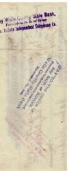 AMERİKAN  THE FARMERS STATE BANK OF HAMBERG NORTH DAKOTA 1913 CIRO FIRST STATE BANK JOHN SCHEER 1919 ÇOK CİROLU ÖZEL BASKILI ÇEK WELLS COUNTY STATE BANK