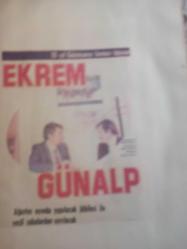 19 Nisan 1982 - Ekrem Günalp - Ağustos ayında yapılacak jübilesi ile yeşil sahalardan ayrılacak - Süleyman Günaydın: ''Trabzonspor'a varımız yoğumuz feda olsun'' dedi fotoğraf ve haberi - Tek Yaprak Arkalı Önlüdür
