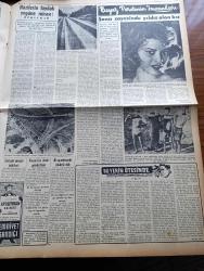 Vatan Gazetesi - 30 Temmuz 1954 - Ahmet Emin Yalman Köşe Yazısı - Zihni Betil Ve Cemal Reşit Eyüboğlu Cumhuriyet Halk Partisinden İstifa Etti - Kurultay Seçime Girmeme Ve Meclisi Terk Etme İşini Cumhuriyet Halk Partisi Meclisine Bıraktı - Yeni Sabah Gazetesi Sahibi Safa Kılıçlıoğlu Karakola Düştü - Türkiye Turizm Kurumu Başkanı Lütfi Kırdar Tarsus Yolcularının Durumunu Telsizle Bildirdi - Migros Statüsü Dün Yayınlandı - Denizde İsyan Yazan Herman Wouk Yazı Dizisi - Darıca Vapur Seferleri Başladı - Life Dergisi Amerika Harbe Yaklaşıyor Diyor - Kıbrıs Milli Türk Partisi Bir Beyanname Yayınladı - Hoş Memo Karikatür - General Ali Fuat Cebesoy'un Siyasi Hatıraları Yazı Dizisi - Nazilerin Faydalı Yegâne Mirası Otostrad - Şansı Sayesinde Yıldız Olan Kız Giovanna Ralli - Bu Yerin Ötesinde Yazan Cronin Yazı Dizisi - Hikaye Mustafa'nın Namusu Yazan Zuhal Kamran Noyan - Türkiye Bisiklet Birinciliği Dün Yapıldı - Türkiye Gençler Tenis Birinciliği - Suriye'de Hakimler Grev Yaptı - Good Year -