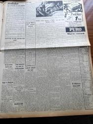 Vatan Gazetesi - 30 Temmuz 1954 - Ahmet Emin Yalman Köşe Yazısı - Zihni Betil Ve Cemal Reşit Eyüboğlu Cumhuriyet Halk Partisinden İstifa Etti - Kurultay Seçime Girmeme Ve Meclisi Terk Etme İşini Cumhuriyet Halk Partisi Meclisine Bıraktı - Yeni Sabah Gazetesi Sahibi Safa Kılıçlıoğlu Karakola Düştü - Türkiye Turizm Kurumu Başkanı Lütfi Kırdar Tarsus Yolcularının Durumunu Telsizle Bildirdi - Migros Statüsü Dün Yayınlandı - Denizde İsyan Yazan Herman Wouk Yazı Dizisi - Darıca Vapur Seferleri Başladı - Life Dergisi Amerika Harbe Yaklaşıyor Diyor - Kıbrıs Milli Türk Partisi Bir Beyanname Yayınladı - Hoş Memo Karikatür - General Ali Fuat Cebesoy'un Siyasi Hatıraları Yazı Dizisi - Nazilerin Faydalı Yegâne Mirası Otostrad - Şansı Sayesinde Yıldız Olan Kız Giovanna Ralli - Bu Yerin Ötesinde Yazan Cronin Yazı Dizisi - Hikaye Mustafa'nın Namusu Yazan Zuhal Kamran Noyan - Türkiye Bisiklet Birinciliği Dün Yapıldı - Türkiye Gençler Tenis Birinciliği - Suriye'de Hakimler Grev Yaptı - Good Year -
