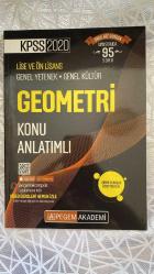 PEGEM AKADEMİ KPSS 2020 LİSE VE ÖNLİSANS GENEL YETENEK GENEL KÜLTÜR GEOMETRİ KONU ANLATIMLI