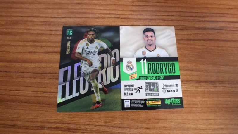 Panini Top Class 2024 Rodrygo Real Madrid C.F. Electric Kart No 