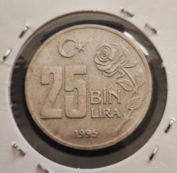 25 BİN LİRA 1995 DÜNYA HOŞGÖRÜ YILI