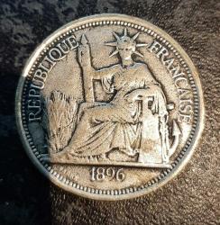 1896 Fransa Basımı Hint - Çin Parası