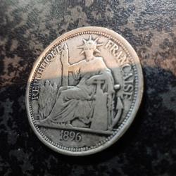 1896 Fransa Basımı Hint - Çin Parası