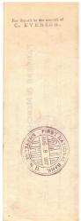 AMERİKAN FARMERS and MERCHANTS STATE BANK NORTH DAKOTA 1917 JONSON İMZALI