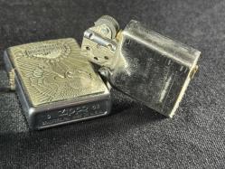 2003 Vintage Zippo Çakmak HARLEY DAVIDSON EAGLE STARS AND STRIPES BARRET SMYTHE 250BBS HD-H146