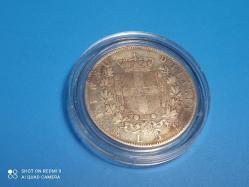 1870 İTALYA  5 LİRET VITTORIO EMANUELE II (Gümüş)