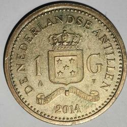 HOLLANDA ANTILLER 2014 1 GULDEN
