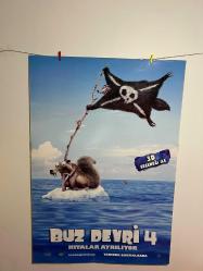 “Ice Age 4-Buz Devri Kıtalar Ayrılıyor” orijinal film afişi