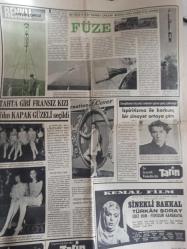 Son Aktüalite Gazetesi - 11 Şubat 1968 - Yirmi yaşında dul kalan anne elinden alacakları korkusuyla çocuğunu boğdu - Corina Çopey - ''Artık Atina'da bana ekmek yok'' diyen 1964 Dünya Güzeli Yunanlı Amerika'nın yolunu tuttu - Yedi kişiye mezar olan ölüm motoru bir yıldır Şile sahillerinde yatıyor - VEFA küme düşerse Amigo İbrahim son maçta tribünde kendisini asacak - İngiliz yazarı Stowers Johnson'a göre ''Türkler dünyanın en iyi insanları'' - Cehennemde inecek var fotoromanı - Emine Bacı'ya göre yarınki falınız - Aşka Karşı Gelinmez fotoromanı - Adam olmak için 10 kuruşa adam tartıyor - Türkiye'nin ilk Tabiat Tarihi Müzesi kuruldu - Ankara'da ilk insan teşhir ediliyor - Kız kardeşini kaçıranı çifte ile öldürdü - Renkli Ansiklopedi - Tahta gibi Fransız kızı yılın kapak güzeli seçildi - Sylvette Blanc - İspiritizma ile korkunç bir cinayet ortaya çıktı - Türkan Şoray fotoğraf ve haberi - Gazete tam değildir sadece 4 sayfası mevcuttur