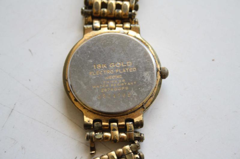 2574GGPS 18k gold electro plated westar SAAT KOL Saat KOL SAATİ