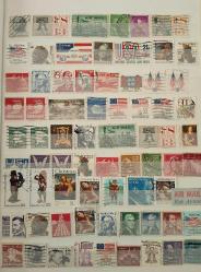 8 Sayfa Büyük Boy Briefmarken Defter İçinde Amerika Pul Koleksiyonu