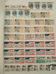 8 Sayfa Büyük Boy Briefmarken Defter İçinde Amerika Pul Koleksiyonu