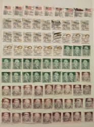 8 Sayfa Büyük Boy Briefmarken Defter İçinde Amerika Pul Koleksiyonu