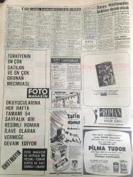 HÜRRİYET GAZETESİ  19 NİSAN 1965 YIL :17 SAYI :6093---Patrikhanede hudut dışına çıkarılabilir ----Liz i ikinci defa 5 yıl sonra gördüm ---Menfaatimiz Neyi icap ettiriyorsa o yapılacak ---Aleviler  ve Bektaşiler  : İlk defa İzmir de  Alenen Toplanarak Hayat Felsefelerini Açıkça İzah Ettiler ---Emekli Sandığı İflas Etmek Tehlikesi Geçiriyor ---Kıbrıslı Türklerin Aç Kalmasına Asla Müsaade Etmeyeceğiz ---Çorum Belediye Başkanı  Seks Partileri Tertiplemiş ---İstanbul a dün gökten kırmızı toz yağdı ---Tahliye edilen Zeki Şahin üç devir adlı bir kitap yazıyor ---Bir kadını çeşmeden su alırken  bıçakladılar ---Türkiye de ilk defa tatbik edilen Plak öncüleri listesinde : Necip  Mirkelamoğlu :Gül Ağacı Değilem ----Dünya Müslümanları birbirine  destek olacak ---Türkiye -Portekiz ---Vefa şampiyon oldu ---Vefa 58 senelik maziye sahip ---Portekiz  karşısında  ezilmeden  futbol oynayacağız ---500 milyonluk köy : Koyunlu --Azerbaycanlı Türk asıllı Üniversiteli paslanmayı önleyen bir madde  buldular --