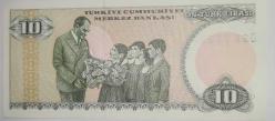 TÜRKİYE CUMHURİYETİ D35  SERİSİ   10 TL  KAĞIT PARA