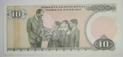 TÜRKİYE CUMHURİYETİ D35  SERİSİ   10 TL  KAĞIT PARA