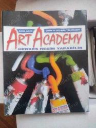Adım adım çizim ve boyama teknikleri ART ACADEMY - HERKES RESİM YAPABİLİR - (12KLASÖR ) ( 40- 50ARASİ KLASÖR EKSİK )