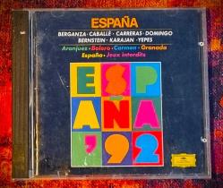 ESPANA 92 / BERGANZA, CABALLE, CARRERAS, DOMINGO, BERNSTEIN, KARAJAN, YEPES  Müzik cd