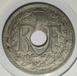 FRANSA 1922   25 CENTIMES    ÖZEL KAPAMASINDA