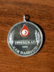 KIZILAY GÜMÜŞ KAN BAĞIŞI MADALYASI ESKİ yapım