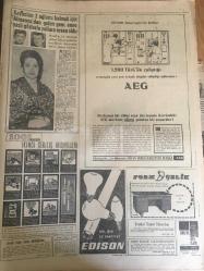 HÜRRİYET GAZETESİ 10 MART 1966 YIL :18 SAYI :6416---Rusya tazminat olarak 21 bin tonluk tankeri bırakmaya razı ---Avusturalya ya  göç için bazı kolaylık sağlandı ---Yanan Kadıköy vapurunun bir yolcusu kayıp --Polis Genel Müdürü : Yurt çapında tahkikat yapılıyor dedi ---Dusseldorf polisi bile Türk Ülkü Ural için parmak ısırıyor ---Ama şarkıcıyı bir türlü  paylaşmayan  iki çalgıcı sille -tokat birbirine girdi ---1966 Altın Mikrofon Yarışması Nisan da Yapılıyor --Hasekinin  yeni kliğinde  yatak sayısı 1000 e çıkarılıyor ---Zeytinburnu n da temizlik işçilerinden alınan haraç ----Radyo Programları ---Emekli  demiryolu  işçisi 50 milyon lira  servet bıraktı ---Yıldıray Çınar :En son okuduğu plakları takdim eder ---Kaybolan  2 oğlunu bulmak için  Almanya dan gelen  genç  anne  yaşlı gözlerle yollara revan oldu --Beşiktaş ,Sakaryaspor u eledi :2-1--Beykozlular 750 şer lira prim alacaklar--Münih te Almanlara Türkçe  Öğreten Bir Gece Okulu Açıldı ---James Bond  un 3. film sayesinde  meşhur oldu-