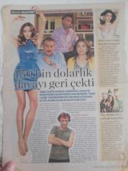 Milliyet Televizyon Magazin Dergisi - 21 Ocak - 27 Ocak 2012 - Cansu Tosun - Beren Saat - Deniz Sipahi - Olay dizinin adı ve padişahı değiştirildi - Özge Ulusoy - 150 bin dolarlık davayı geri çekti - Peker Açıkalın - Ali Gündoğdu fotoğraf ve haberi - Dergi tam değildir sadece 2 sayfası mevcuttur