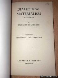 DIALECTİCAL MATERİALİSM / MAURİCE CORNFORTH / LAWRENCE & WISHART / İNGİLİZCE KİTAP (DİYALEKTİK MATERYALİZM)
