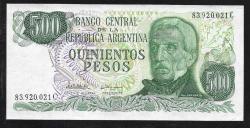 ** ARJANTİN ( 500 * PESOS ) 1977 - 82 - ÇİL