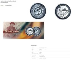 PLA Mini Stant Hediyeli, Aşık Veysel Gümüş Hatıra Parası