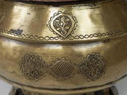 Nadir Antika İran Pirinç Demlik - Semaver..