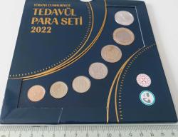 2022 YILI DARPHANE TEDAVÜL PARA SETİ ORİJİNAL PORTFÖYÜNDE 7 ADET ÇİLL ÇOK NADİR