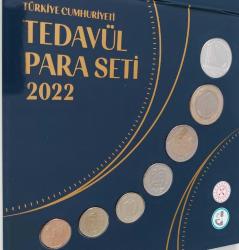 2022 YILI DARPHANE TEDAVÜL PARA SETİ ORİJİNAL PORTFÖYÜNDE 7 ADET ÇİLL ÇOK NADİR
