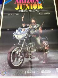 ARİZONA JUNIOR (RAISING ARIZONA), 1987, ORİJİNAL SİNEMA FİLM  ÇİZİM AFİŞİ / POSTERİ - BÜYÜK BOY - ORİJİNAL - 99 X 69 cm EBADINDA - Johnny Handsome, Original Turkish Big Size Movie Poster -  Joel Coen, Ethan Coen,  Nicolas Cage, Holly Hunter, Trey Wilson, John Goodman, William Forsythe, Sam McMurray, Frances McDormand, Randall 'Tex' Cobb, T.J. Kuhn