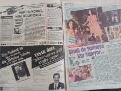 Tele Magazin Haftalık Aktüalite Sinema Tiyatro Müzik ve Magazin Dergisi - 16 Eylül 1985 - Sayı:43 - Elvis Presley - ''Kral'' Gibi Yaşamış ''Kral'' gibi ölmüştü - Erol Büyükburç - Ersan Erdura - ''Cumartesi'den Cumartesi'ye - İşte Alman Çocuklarının Ekran Konukları - En Güzeli Çocuklar İçin - Mesut Mertcan'ın En Mutlu Günü - Fehmi Ketenci - Eray Özbal - Feridun Karakaya - Nilgün Özhan tiyatrodan istifa etti - Ken Howard TRT'nin gözdesi - Dilek Bale - Besteciler Nota Başına - Selahattin İçli - Beyza Tok - Selmi Andak - Tuna Huş - Atalay Akçalı - Alev Sayın - Türkan Şoray'ı yağmur engelledi - Oya Küçümen - Uğur Dündar - Tele Bulmaca - Haftalık TV Program - Sevim Canbaz - Fatma Karaca ''Hem Eğlendim, Hem Dinlendim'' - Müşerref Akay - Erol Evgin - Ümit Aktan - Faruk Tunaz - Bilgi Gökçen - Tele Fal - Ekrana Yansımayan Bilgen Bengü - Ormanların Kraliçesi - Michael London - Baba İngals Kanserli Çocuklara Moral Verdi - Bu Pencereye Kuş Değil Kamera Kondu fotoğraf ve haberi - Tam Takım Dergi