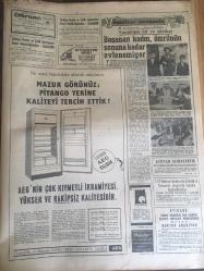 HÜRRİYET GAZETESİ 19 MART 1966 YIL :18 SAYI :6425---Cumhurbaşkanlığının tek adayı :Sunay ,Gençlik İkiye Ayrılmamalıdır Dedi ---73 lük çapkın profesör  15 lik talebesini koluna takarak balayına çıktı ---Koç grubu  bakkaliye hariç her işe gidiyor --50 oto ile lojmanı saran Alman polisi ,ne eroin  buldu ne de bıçak ---Musalladaki  cenazeyi doktor  muayene etti ---Kızları pusuya düşüren artist ajanı İsmet adliyeden kaçtı ---Hacı anne  telaşla pilav tasına girdi ---İstanbul un 541 milyonluk su işini B.M Meclisi halletti --Uykusu derin olan avcı geceyi ayı ile  geçirdi --Galatasaray -Göztepe oynuyor --Fenerbahçeli muhalifler de dün listelerini açıkladılar --Kulüplere ödenen isim hakkı artırıldı--Şöhret vakitsiz neden  kaybolur ?: Ayhan Işık ,Ajda Pekkan ----Belgin Doruk :Şöhretin en büyük düşmanı şımarıklık --Hülya Koçyiğit : Her filimde Türkan la oynamaya hazırım ----Zeki Müren ,iki Alman yıldızı ile sinemaskop bir filim çevirecek--