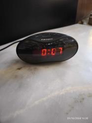 PİRANHA Alarmlı Radyolu Dijital Saat Timezone Q Type  ÇALIŞIR DURUMDA ANTEN KABLOSU KESİK